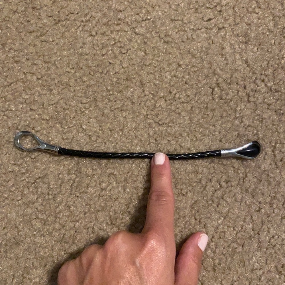 Rope and stainless bracelet
